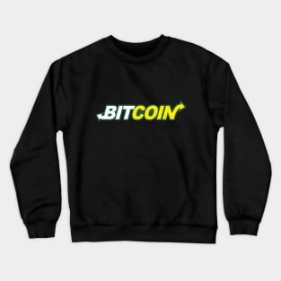 Bitcoin Logo Mashup Crewneck Sweatshirt